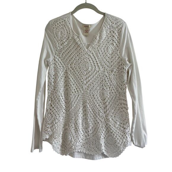Sundance Crochet front Top - L - Picture 1 of 7